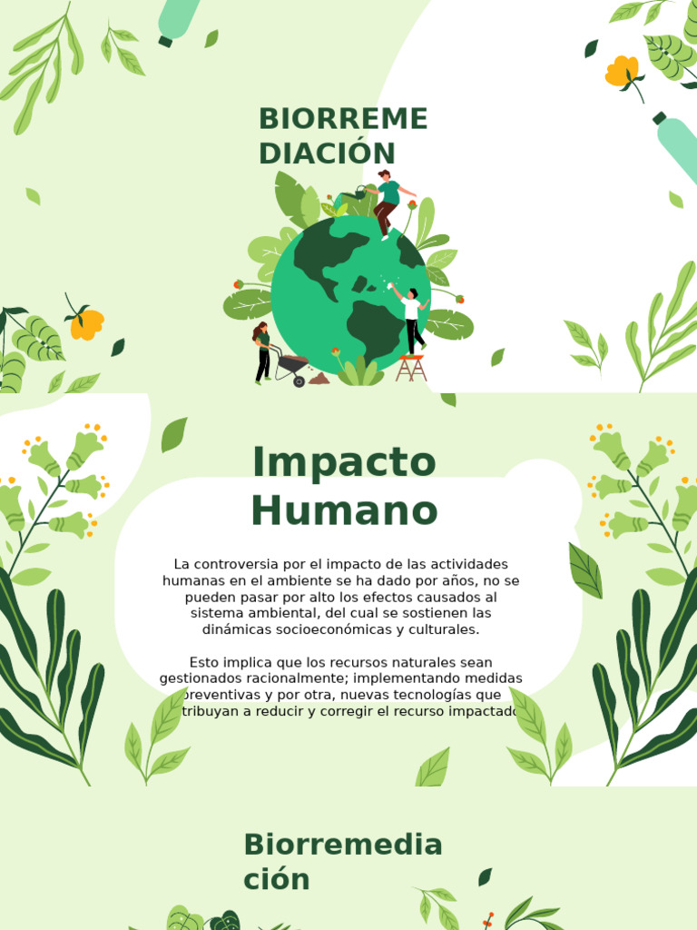 Biorremediación | PDF | Contaminación | Biodegradación