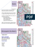 Vikings Stadium Minneapolis City Ward Breakdown