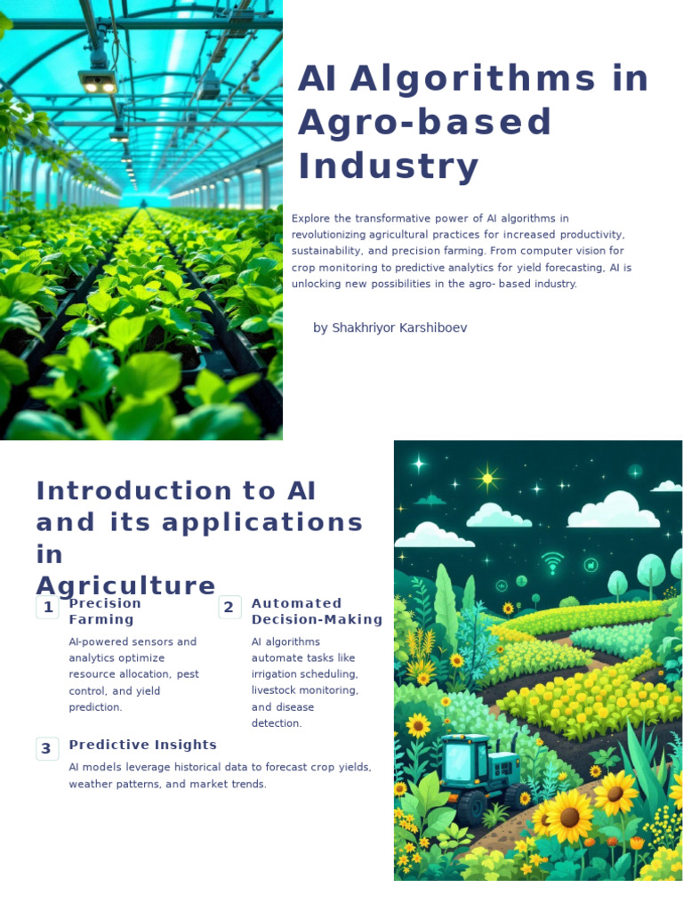 AI in Agriculture: Transforming Farming Practices | PDF | Artificial ...