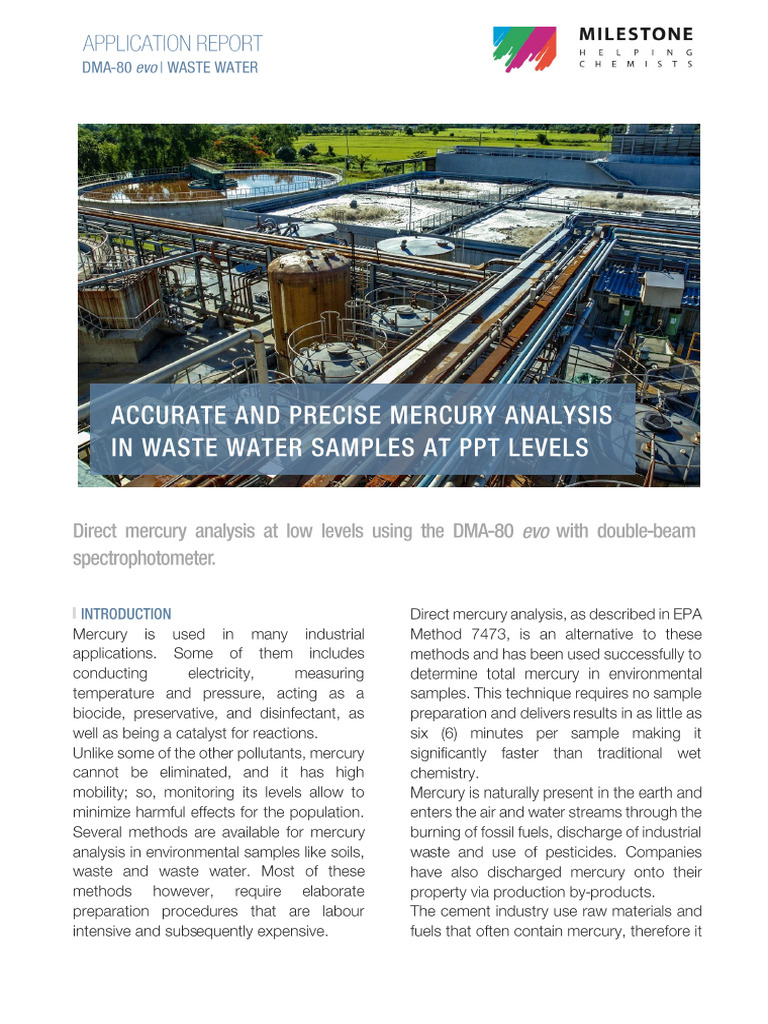 Direct Mercury Analyzer Overview | PDF
