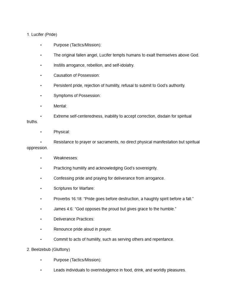Demonology.pdf | PDF | Deliverance Ministry | Jesus