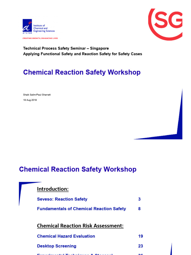 Chemical Reaction Safety 1721625885 | PDF | Differential Scanning ...