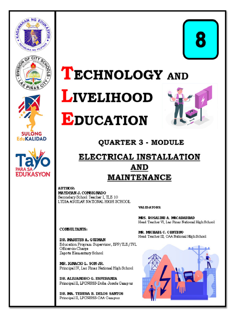 Electrical Tools for Grade 11 TLE | PDF | Electrical Wiring ...