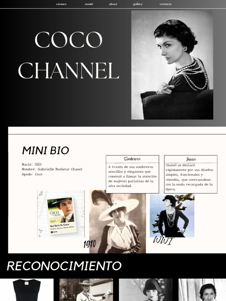Coco Chanel: Innovación y Rivalidad | PDF | Diseño de moda | Moda