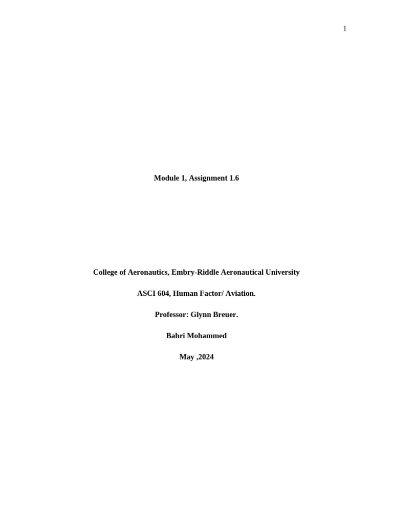 Assignment 1 ACSI 604 Copy 1 (1.6) | PDF | Shift Work | Sleep