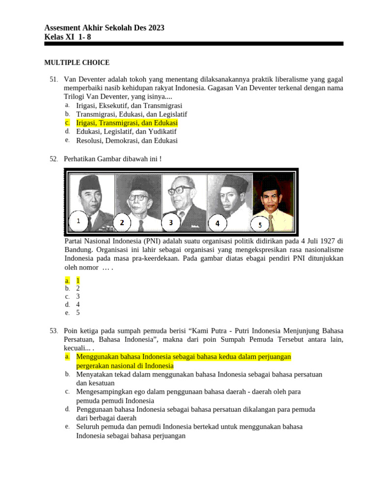 Pengaruh Van Deventer dan ISDV di Indonesia | PDF