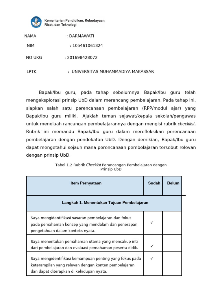 MODUL 1 PPA Umum Topik 1 LK 4 | PDF