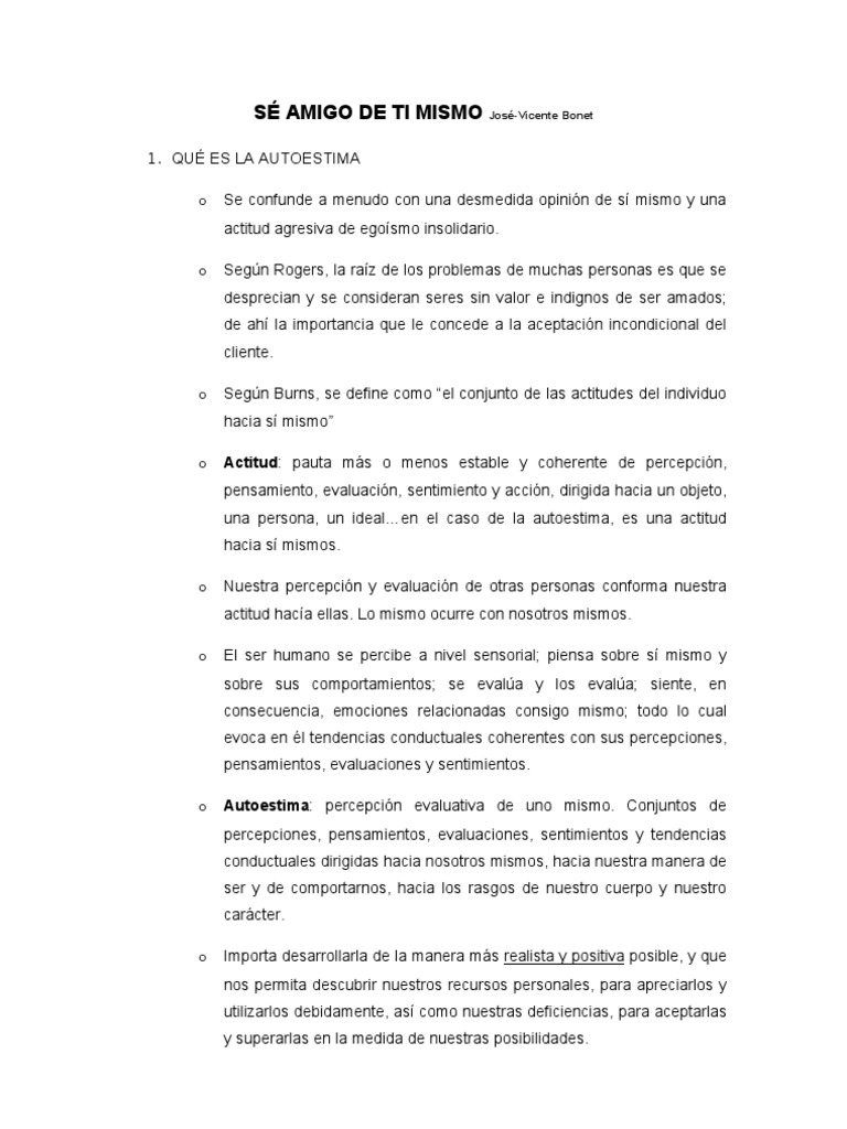 Claves para Mejorar la Autoestima | PDF | Autoestima | Actitud psicológica