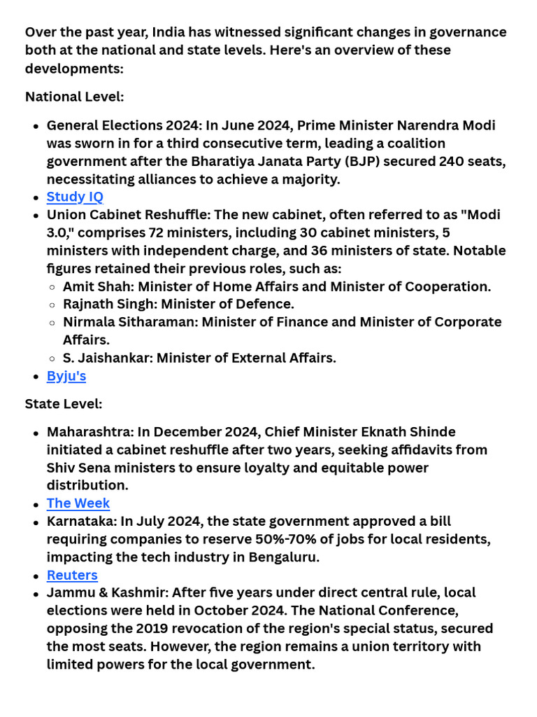 West Bengal Cabinet Reshuffle Overview | PDF | Member Of Parliament ...