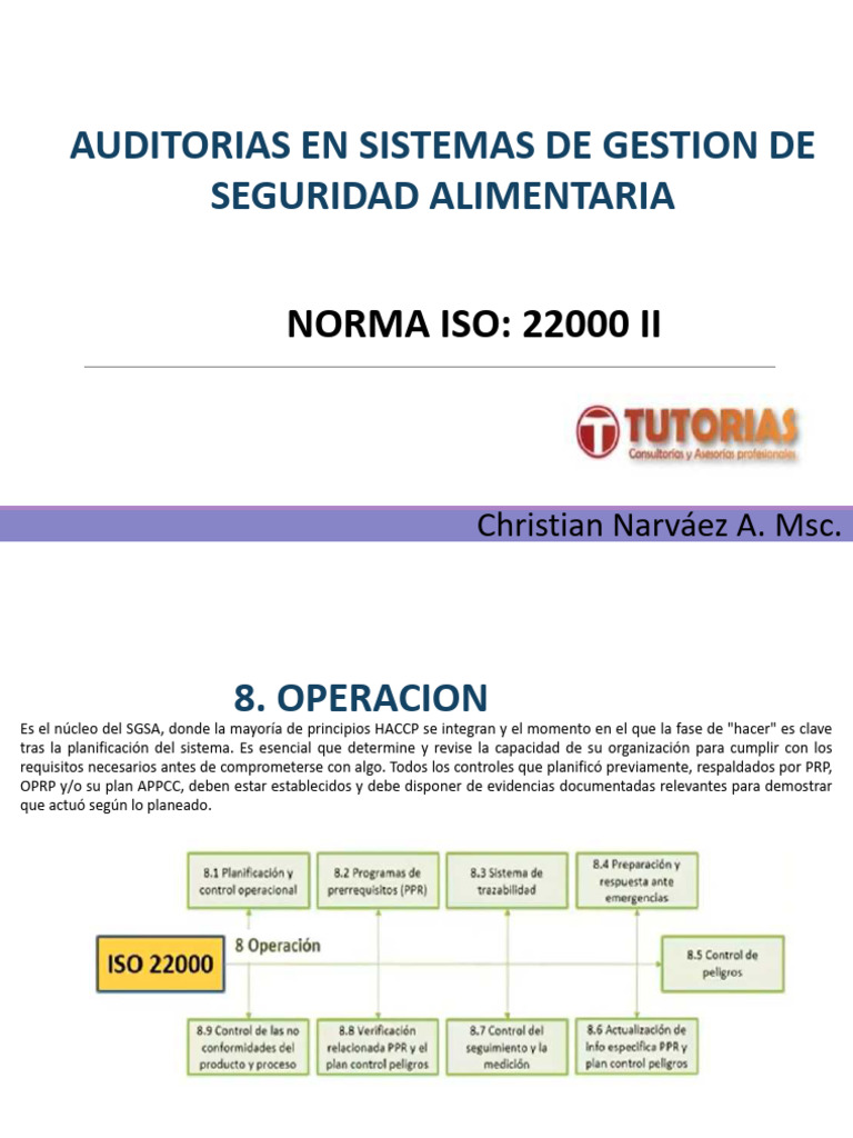 Interpretacion de La ISO 22000 II | PDF | Análisis de Riesgo y Puntos ...