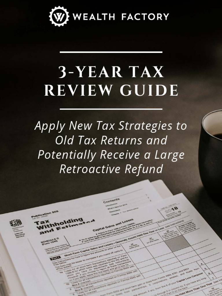 3 Year Tax Review Guide | PDF | Tax Refund | Taxes