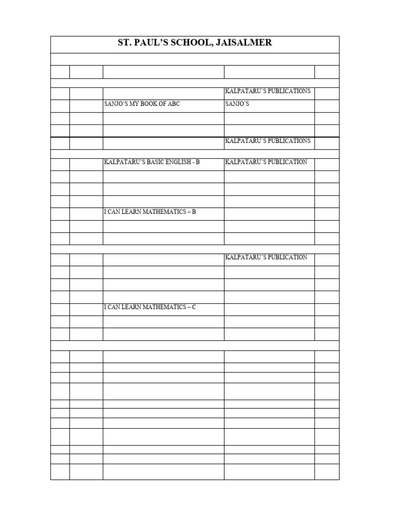 Book_List_2020-21 | PDF