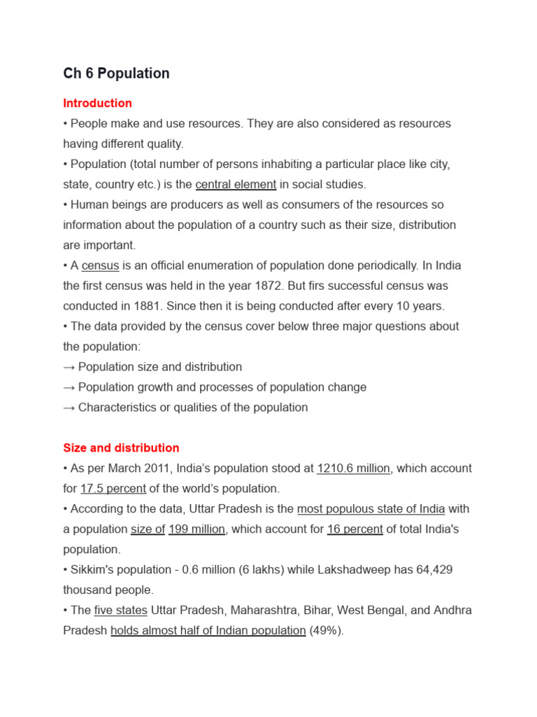Overview of India's Population Dynamics | PDF | Birth Rate | Census