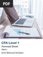 IFT CFA Level I Facts and Formula Sheet 2024 | PDF | Regression ...