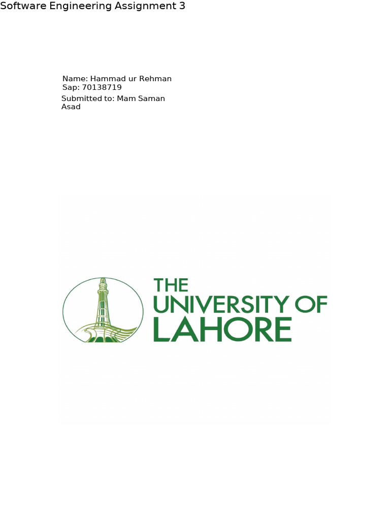 Assignment SE #03 | PDF