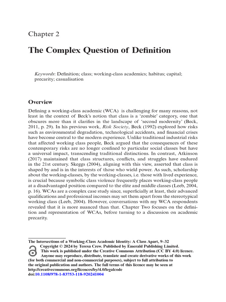 NVRSDD - (Cap.2) - The Complex Question of Definition | PDF | Identity ...
