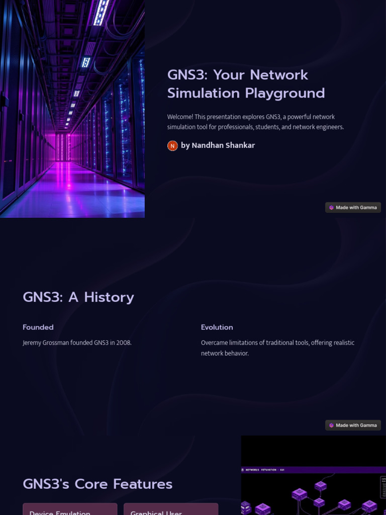 GNS3 Your Network Simulation Playground | PDF | Computer Network ...