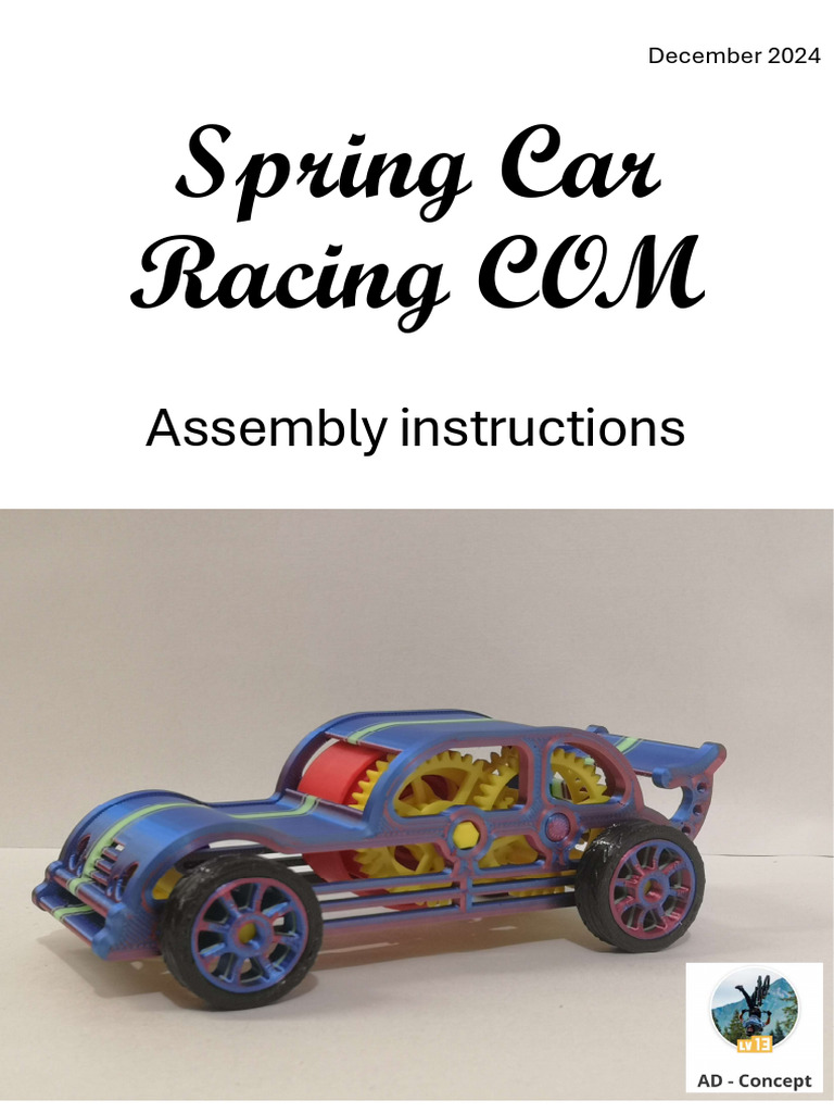 Assembly Instructions V3 | PDF | Axle | Gear
