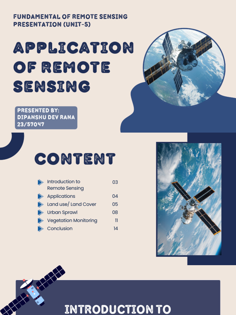 Remote Sensing Applications Overview | PDF | Remote Sensing | Forests