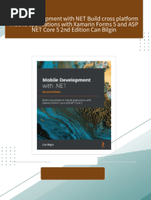 Download Mobile Development with NET Build cross platform mobile applications with Xamarin Forms 5 and ASP NET Core 5 2nd Edition Can Bilgin ebook All Chapters PDF