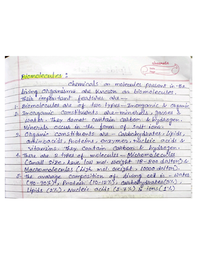 Biomolecules Pdf Pdf