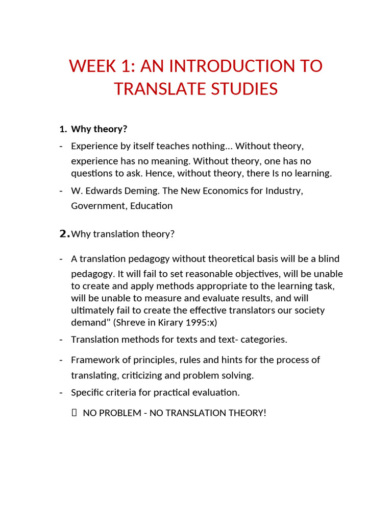 Introduction to Translation Theory | PDF | Interest | Annual Percentage ...