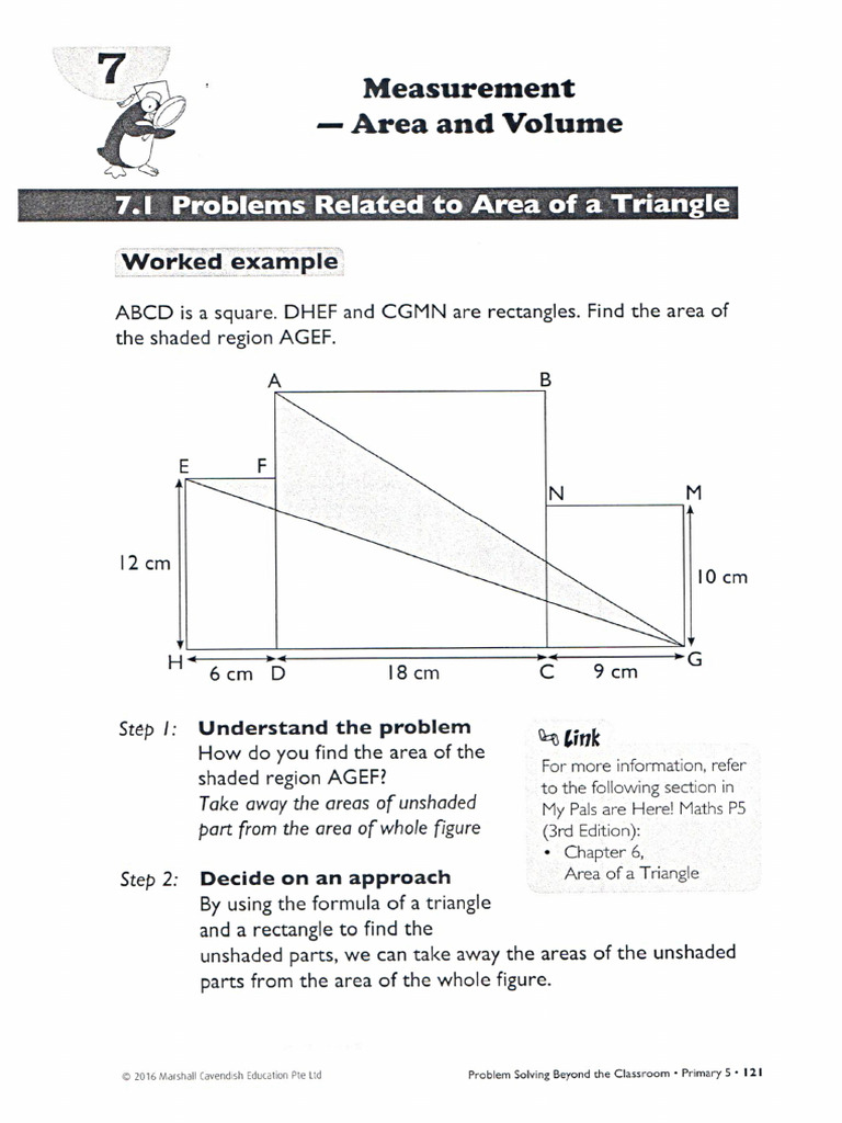 Problems Solving 5 Unit 7 Measurement Area And Volume Pdf