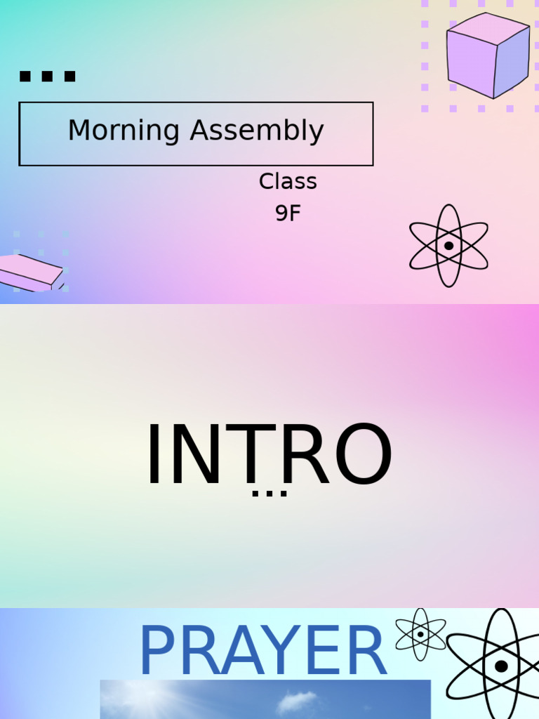 Morning Assembly Insights for Class 9F | PDF