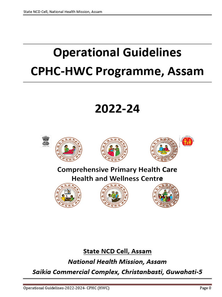 CPHC HWC District Guideline 2022-24-0 | PDF | Health Care | Health Sciences