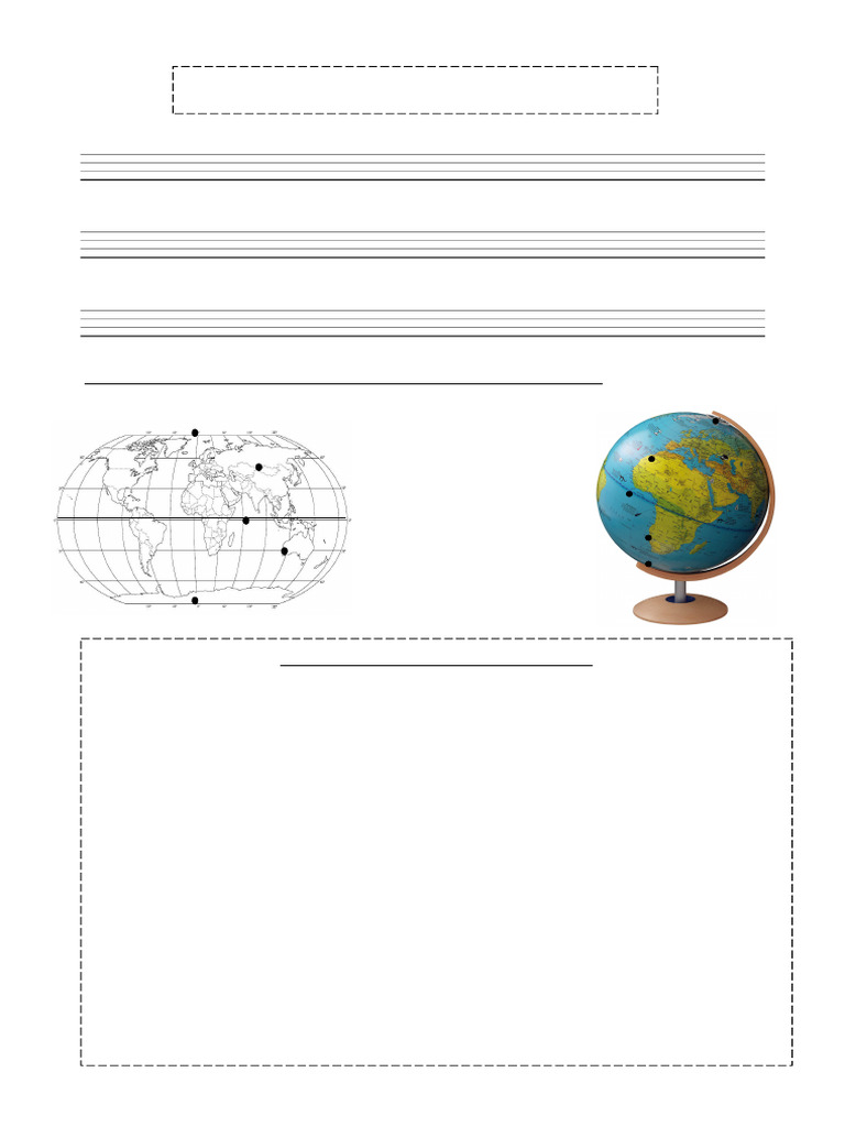 Représentations de la Terre : Globe et Planisphère | PDF