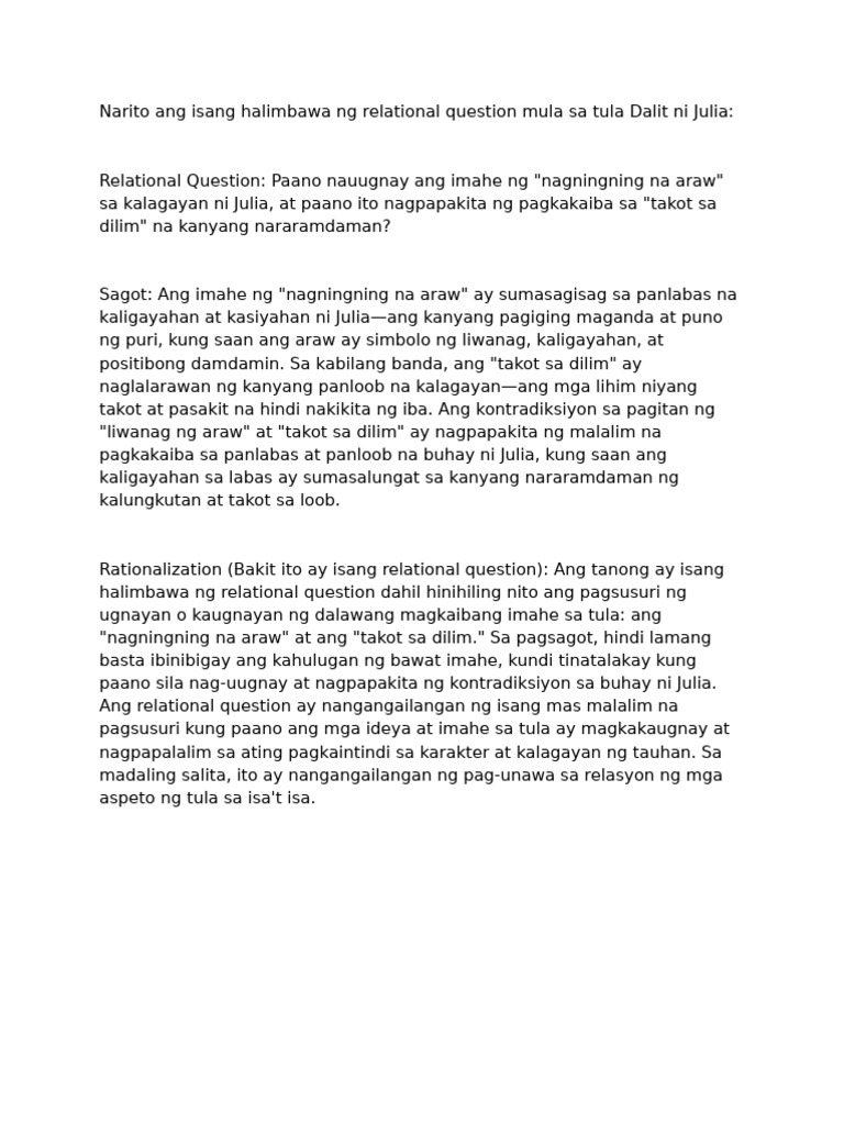 Relational | PDF
