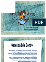 Tipos de Control Administrativo