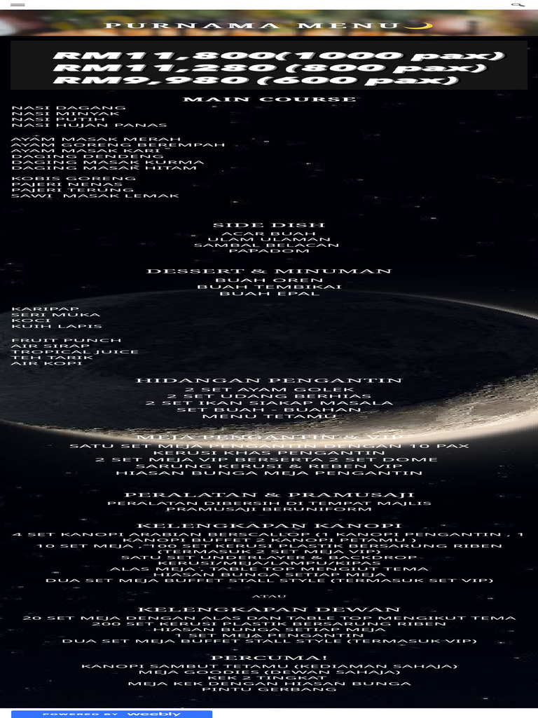 Menu | PDF
