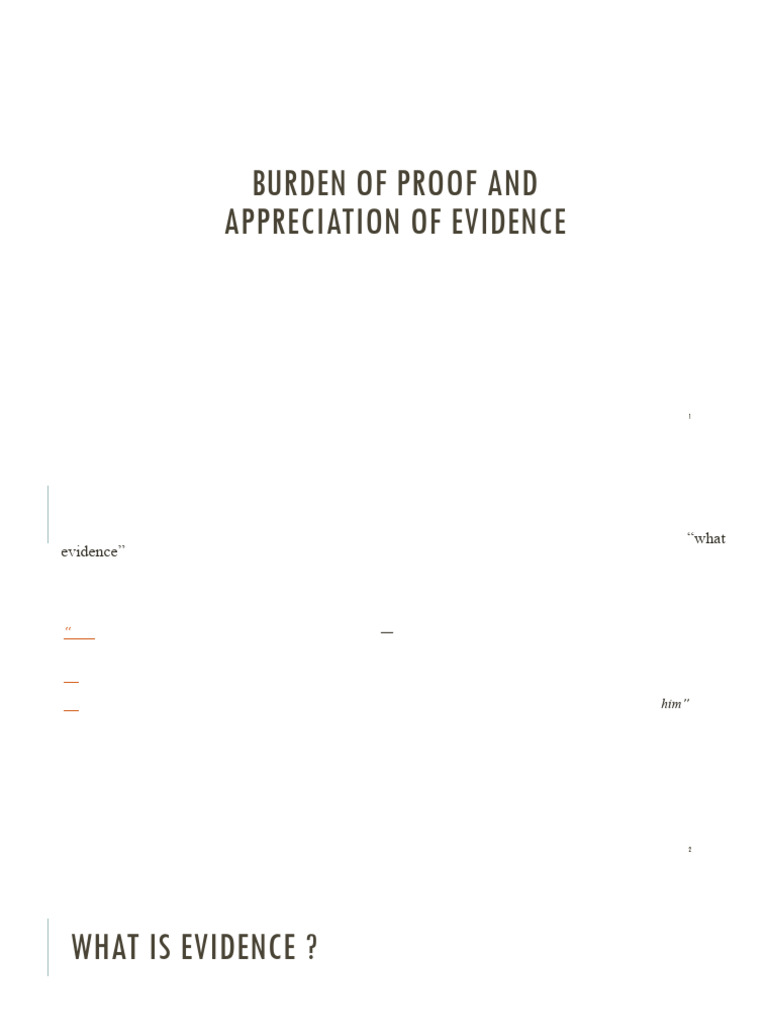 Understanding Burden of Proof in PMLA | PDF | Burden Of Proof (Law ...