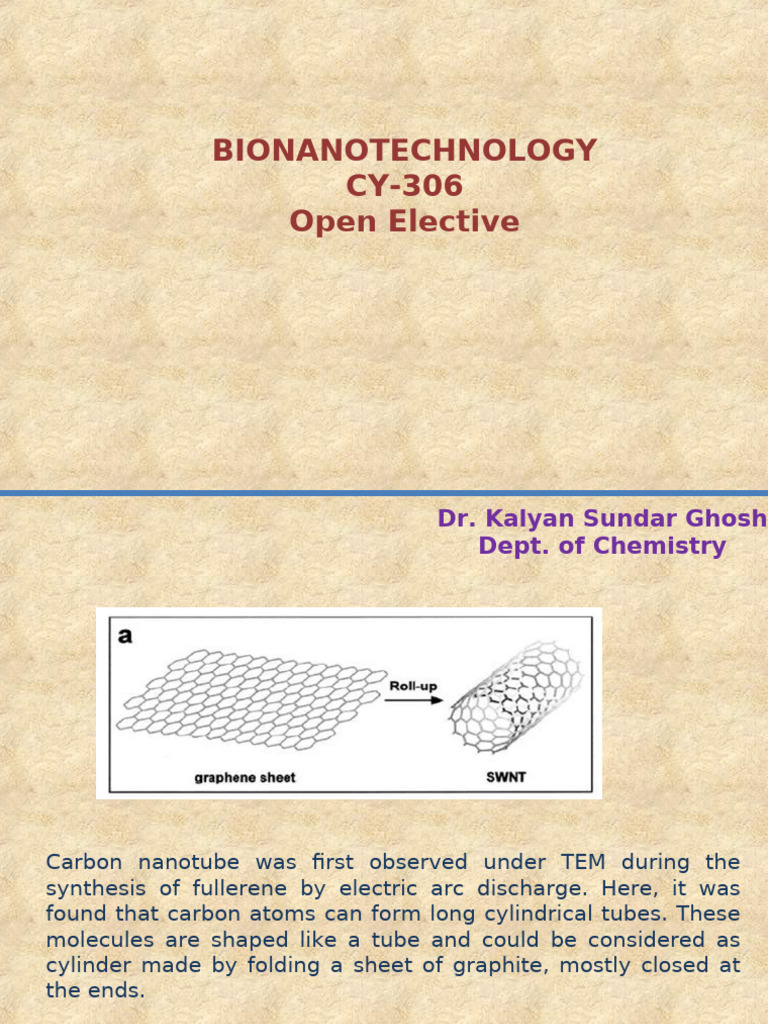 Nanotubes | PDF | Carbon Nanotube | Chemistry
