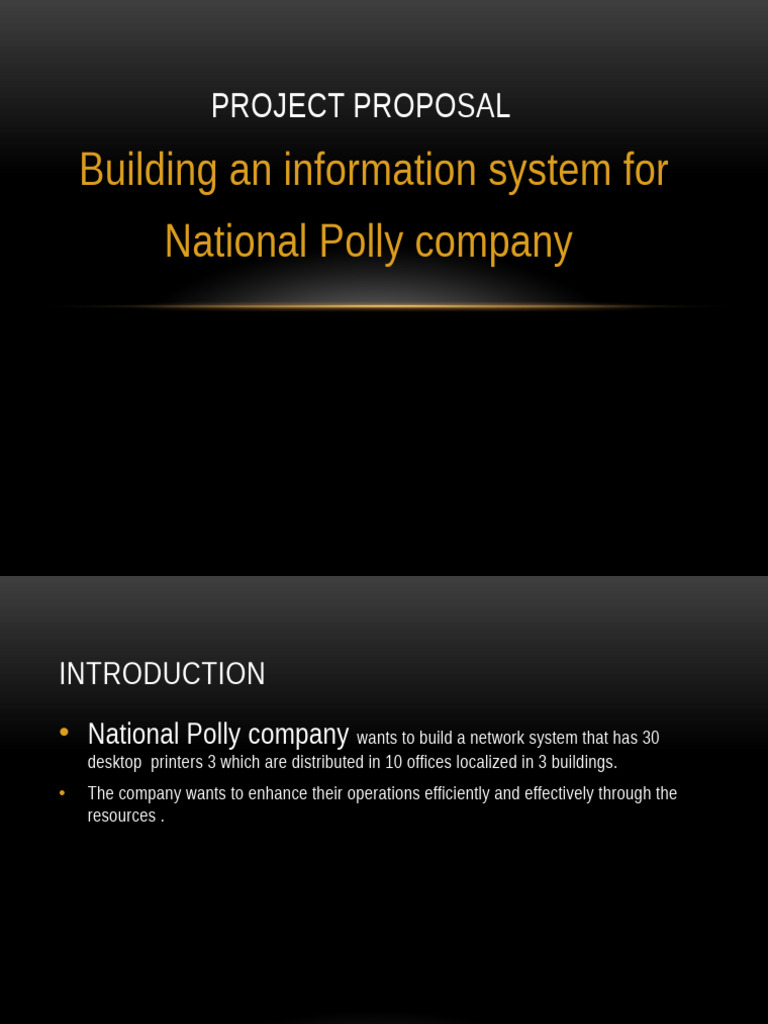 Project proposal | PDF | Computer Network | Dell