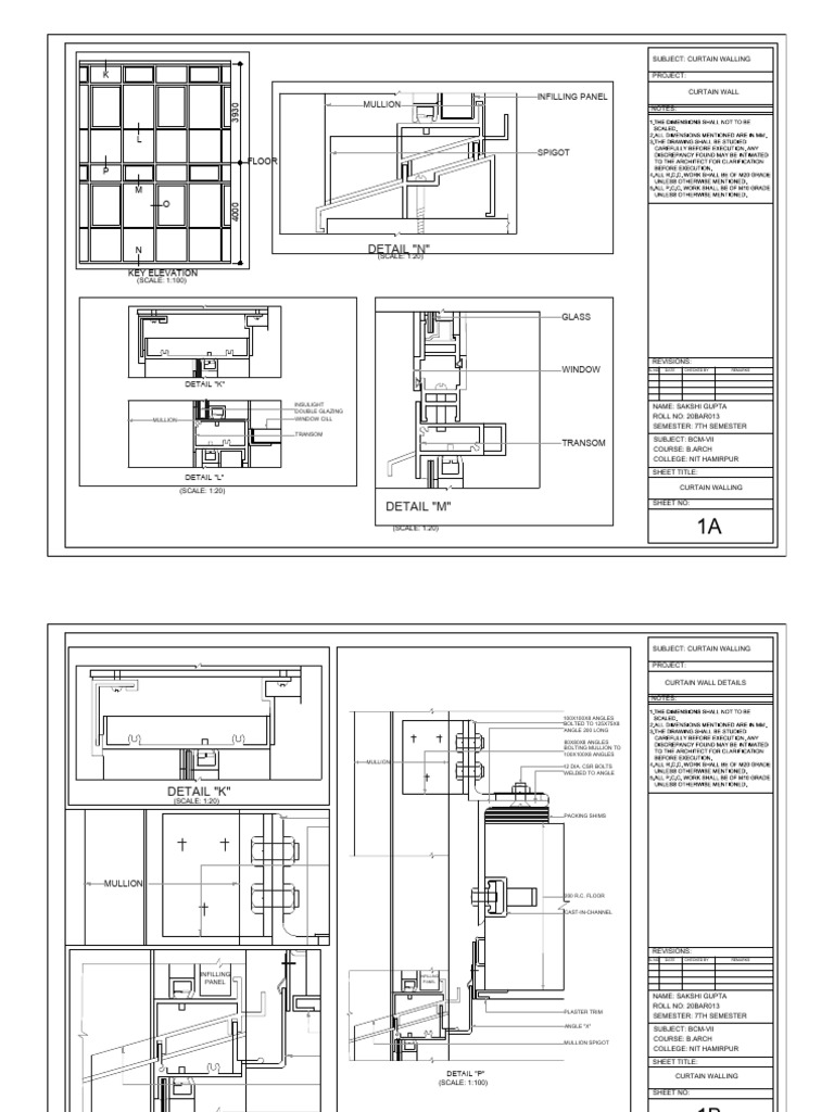 Detail "N" | PDF | Building | Architectural Elements