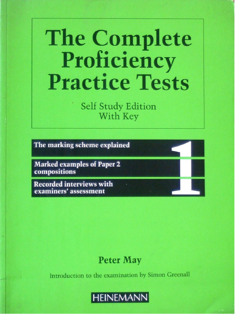 May Peter.-The Complete Proficiency Practice Tests 1 - Self Study ...