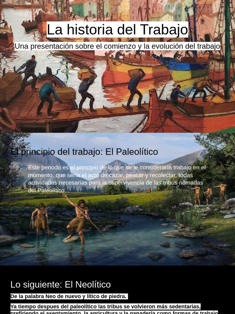 Evolución del Trabajo a lo Largo de la Historia | PDF | Revolución ...