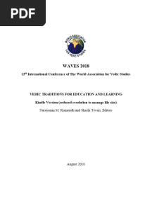 Vedic Traditions for Education and Learning (WAVES