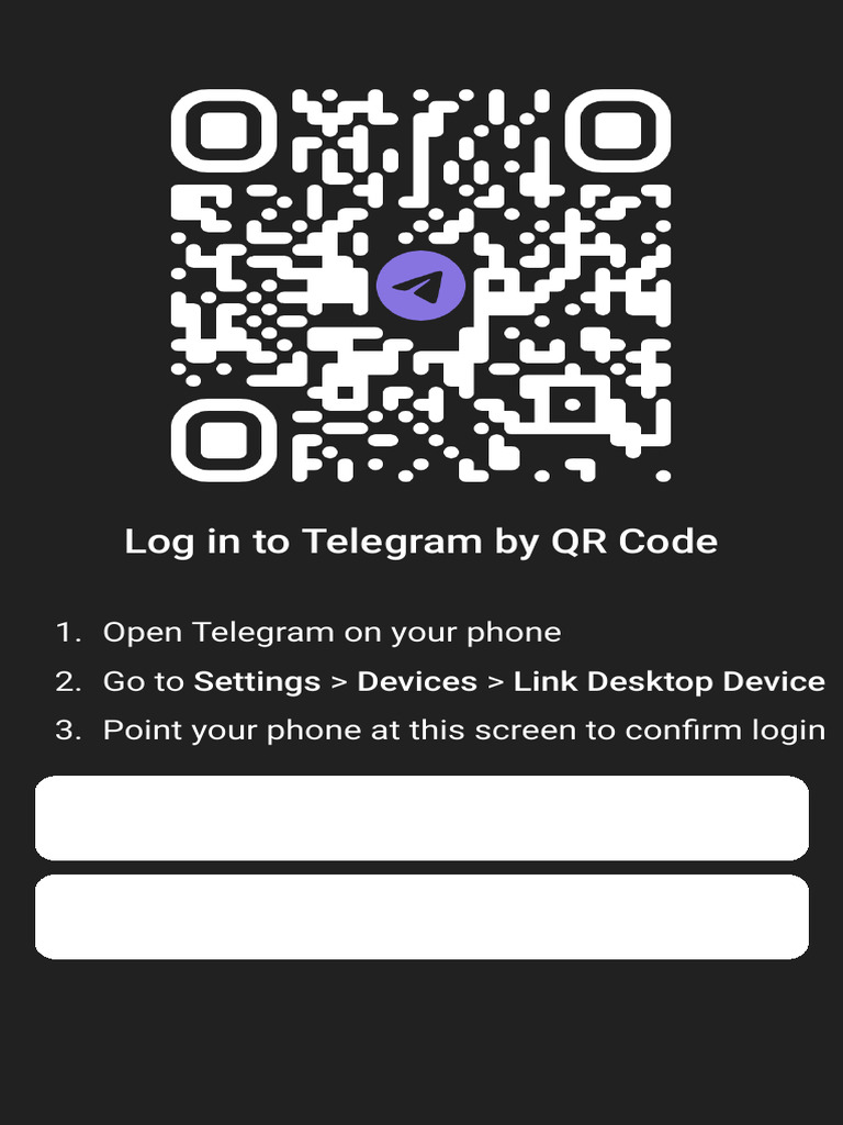 Log in to Telegram via QR Code | PDF