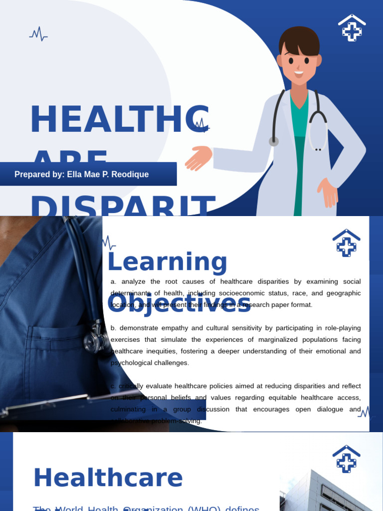 Understanding Healthcare Disparities | PDF | Health Equity | Health Care