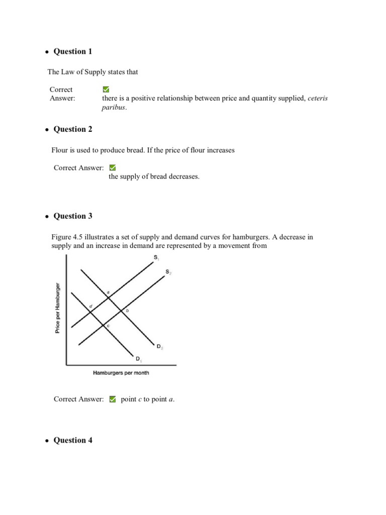 Test 3 4 | PDF | Gross Domestic Product | Supply And Demand