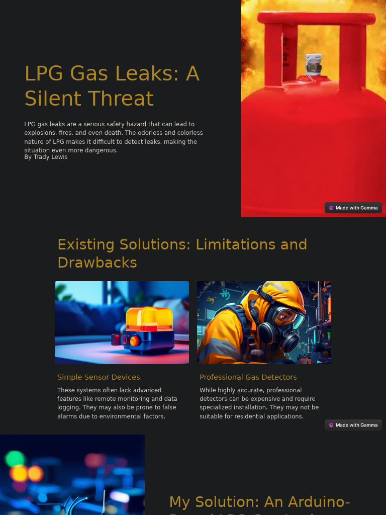 Arduino LPG Gas Leak Detection System | PDF | Analog To Digital ...