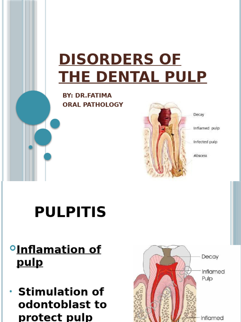 DISORDERS OF THE DENTAL PULP (1) | PDF | Dentin | Dentistry