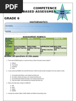 Grade 6 Dec Holiday Booklet | PDF | Area | Language Education