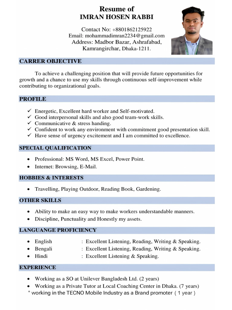 My CV | PDF