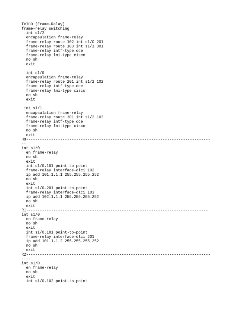 Frame Relay | PDF