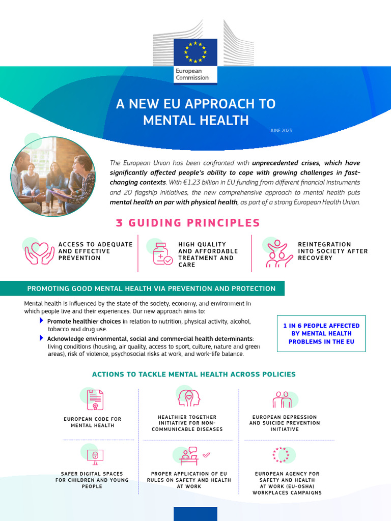 MENTAL HEALTH EUROPEAN UNION intelligence overview