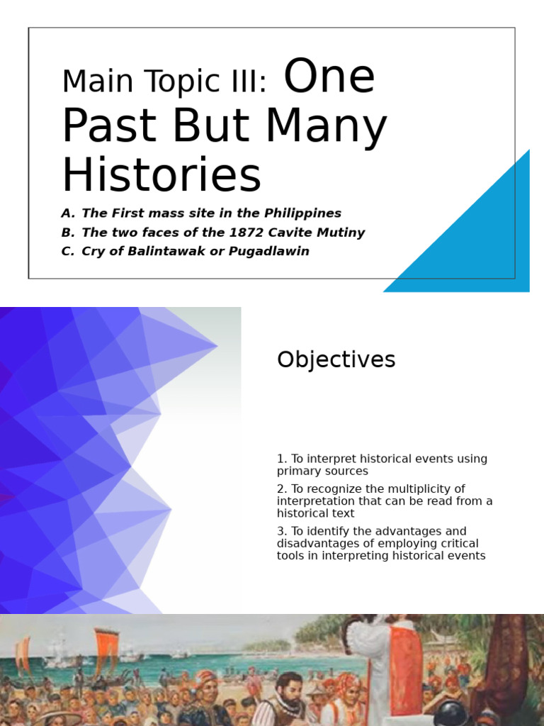 One Past But Many Histories 101657 Pdf Philippines Spanish Empire